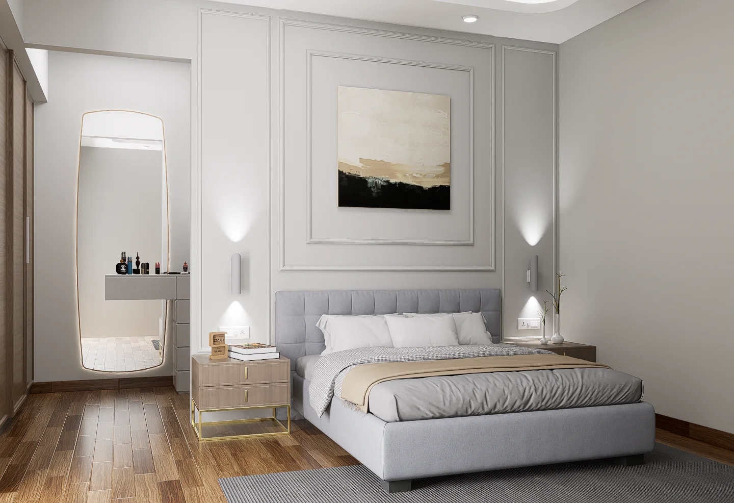 Bedroom render Gurgaon